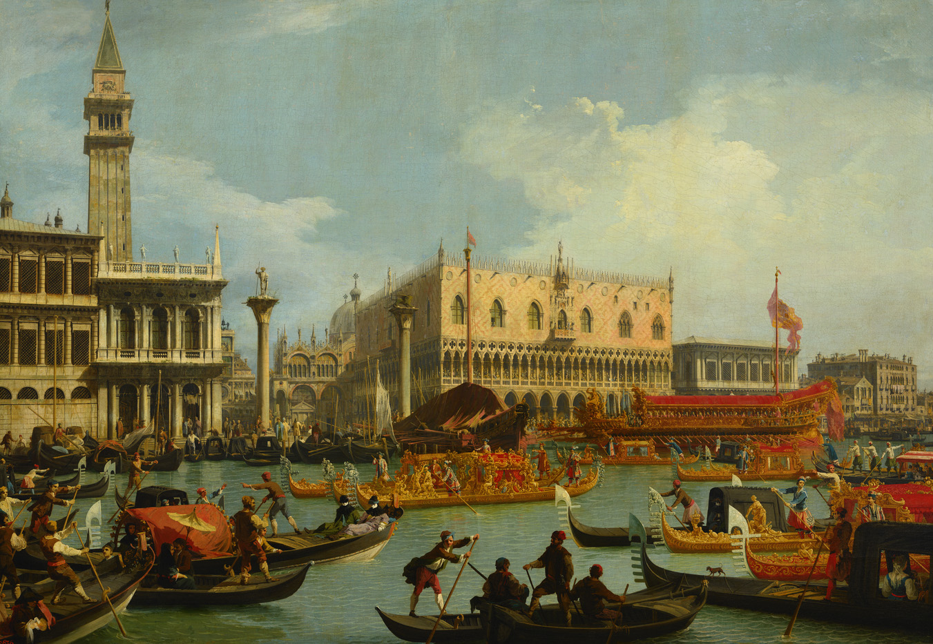 Doge's Palace, Venice - painting by Canaletto